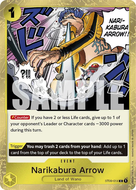 Narikabura Arrow - ST09-014 - One Piece The Bestjr