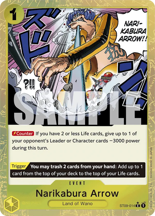 Narikabura Arrow - ST09-014 - One Piece The Besttf