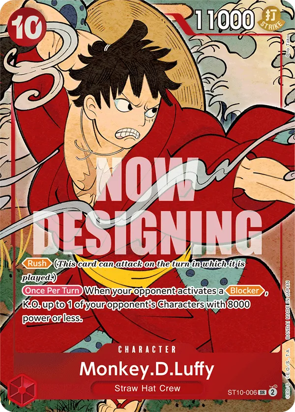 Monkey.D.Luffy - ST10-006 - English Version 1st Anniversary Set