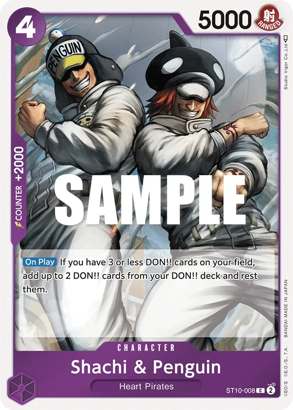 Shachi & Penguin - ST10-008 - Ultra Deck: The Three Captains