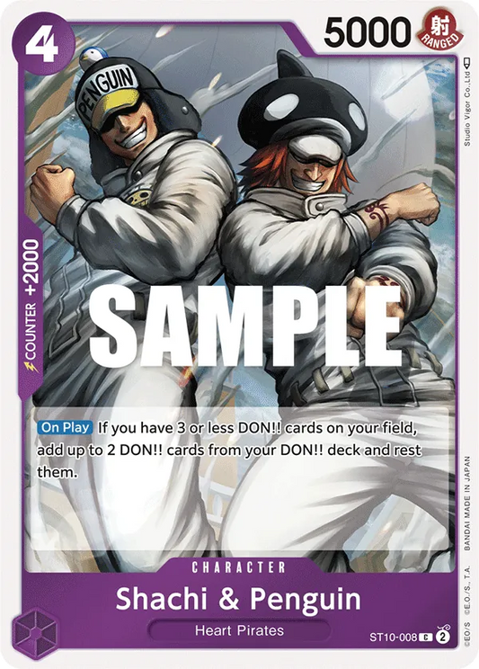 Shachi & Penguin - ST10-008 - Ultra Deck: The Three Captains