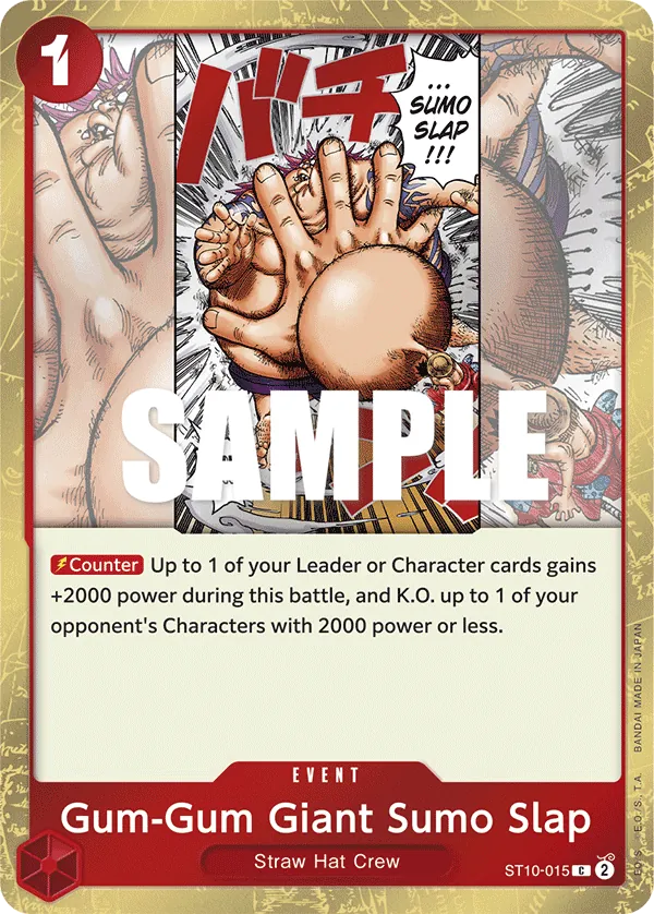 Gum-Gum Giant Sumo Slap - ST10-015 - Ultra Deck: The Three Captains