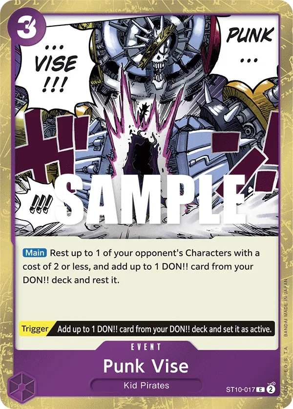 Punk Vise - ST10-017 - Ultra Deck: The Three Captains