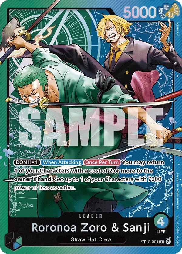 Roronoa Zoro & Sanji - ST12-001 - Zoro & Sanji