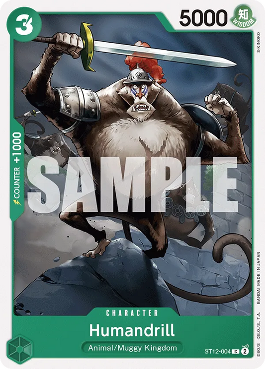 Humandrill - ST12-004 - Zoro & Sanji