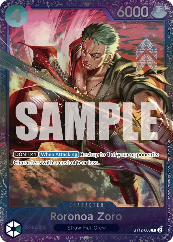 Roronoa Zoro - ST12-008 - Prize Cardsaa