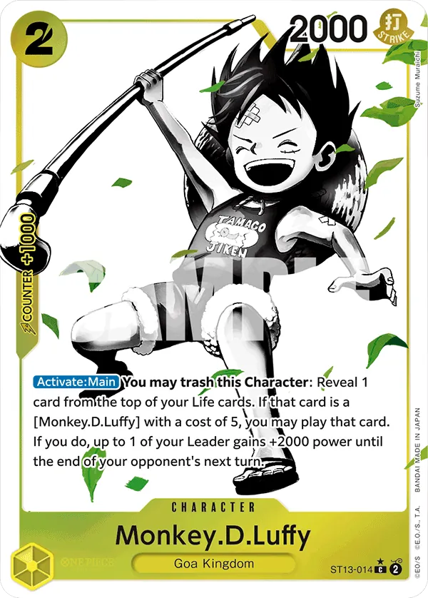 Monkey.D.Luffy - ST13-014 - Ultra Deck: The Three Brothers