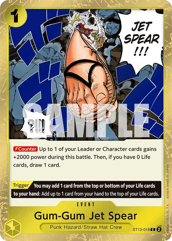 Gum-Gum Jet Spear - ST13-018 - Ultra Deck: The Three Brothers