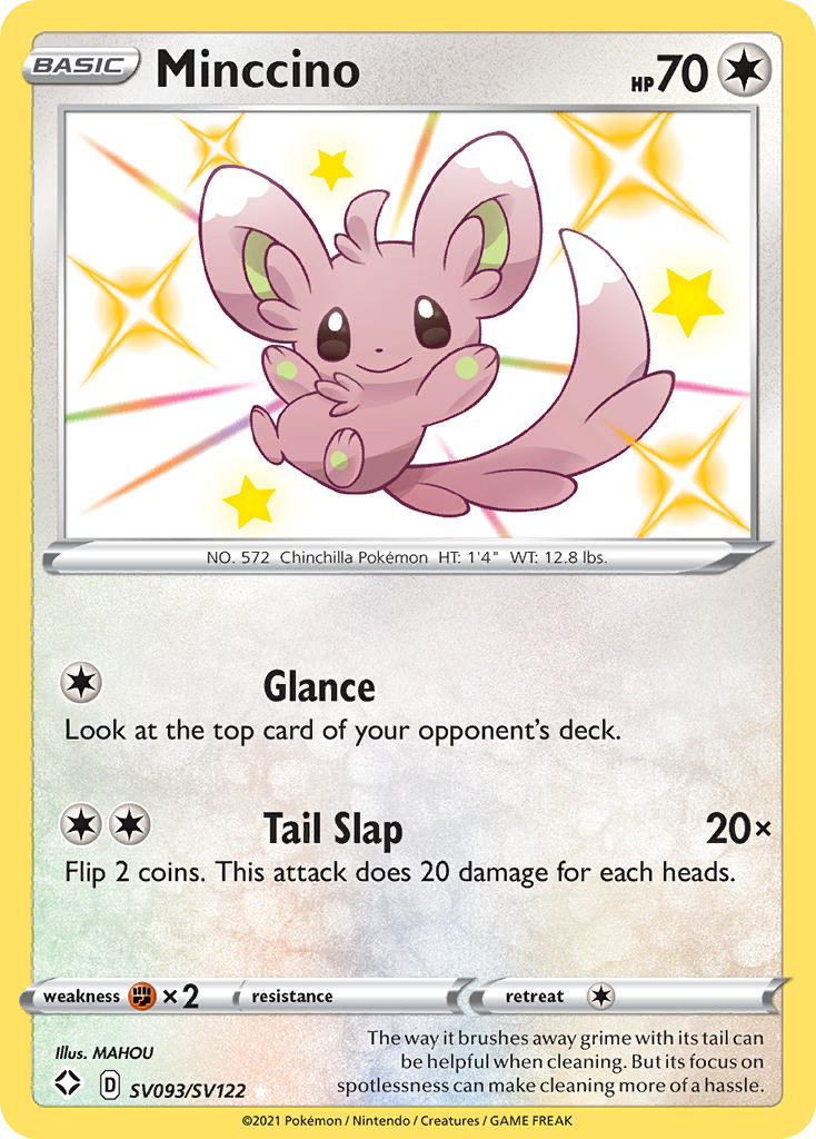 Minccino - SV093 - Shining Fates Shiny Vault