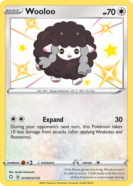 Wooloo - SV103 - Shining Fates Shiny Vault