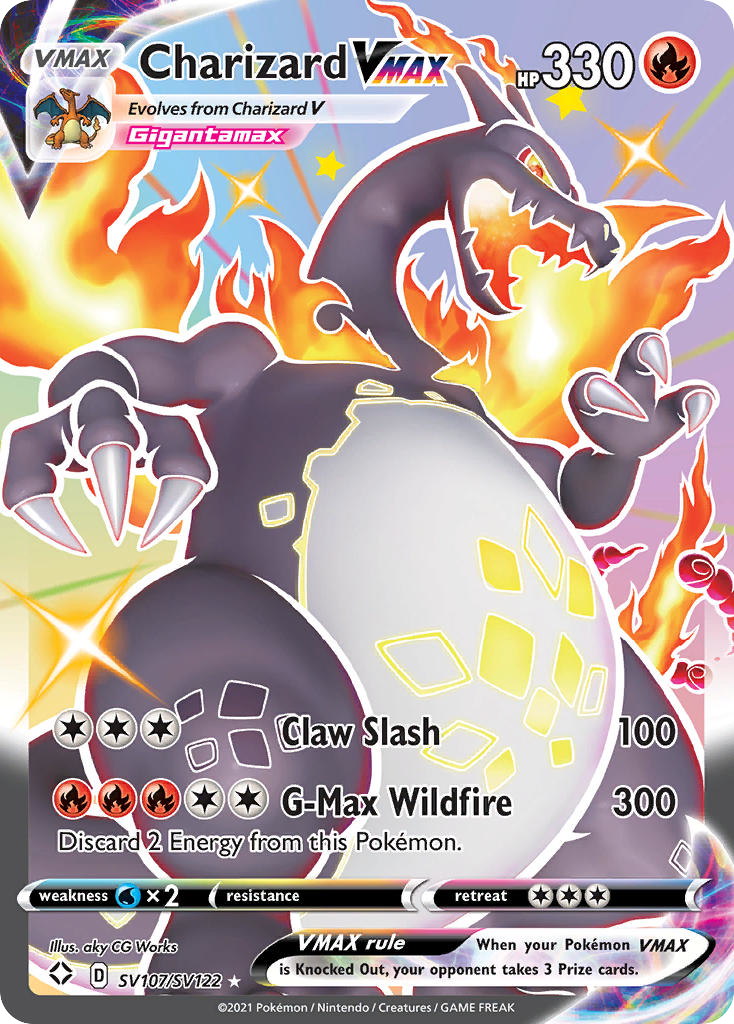 Charizard VMAX - SV107 - Shining Fates Shiny Vault