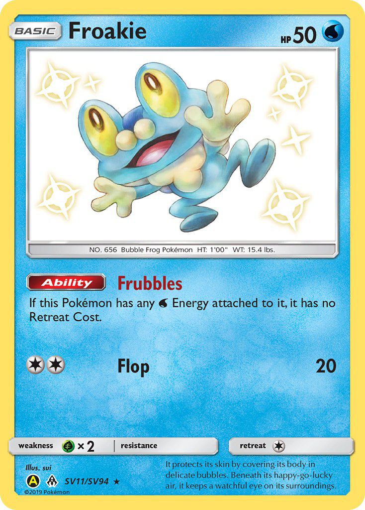 Froakie - SV11 - Hidden Fates Shiny Vault