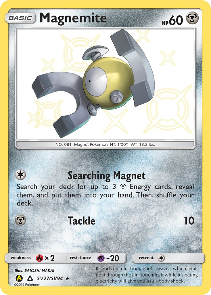 Magnemite - SV27 - Hidden Fates Shiny Vault