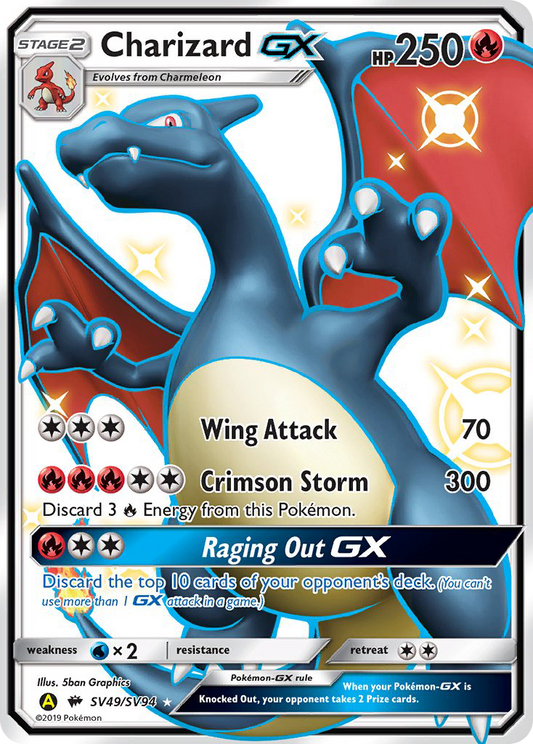 Charizard-GX - SV49 - Hidden Fates Shiny Vault