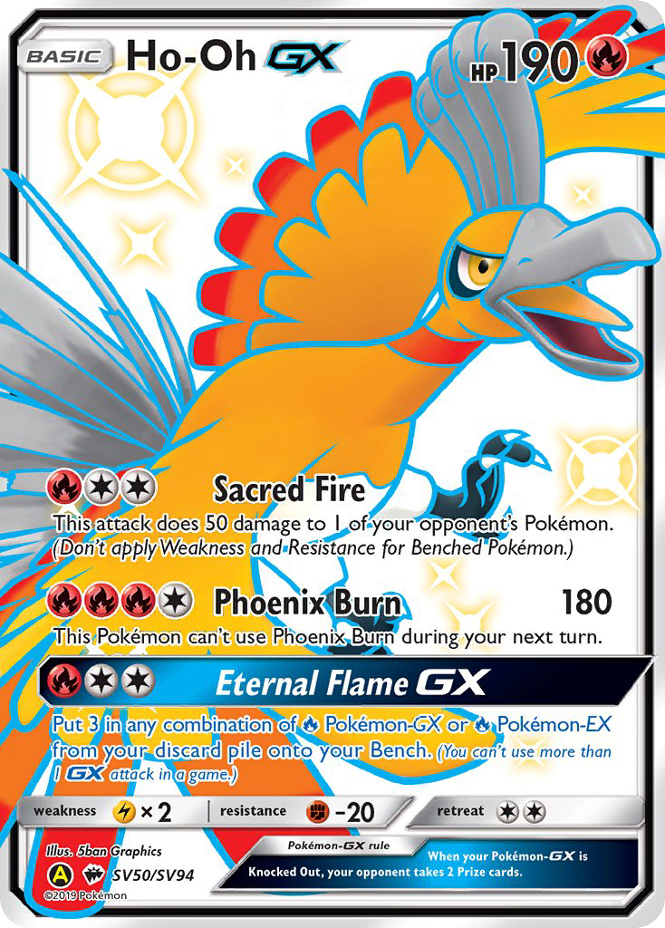 Ho-Oh-GX - SV50 - Hidden Fates Shiny Vault