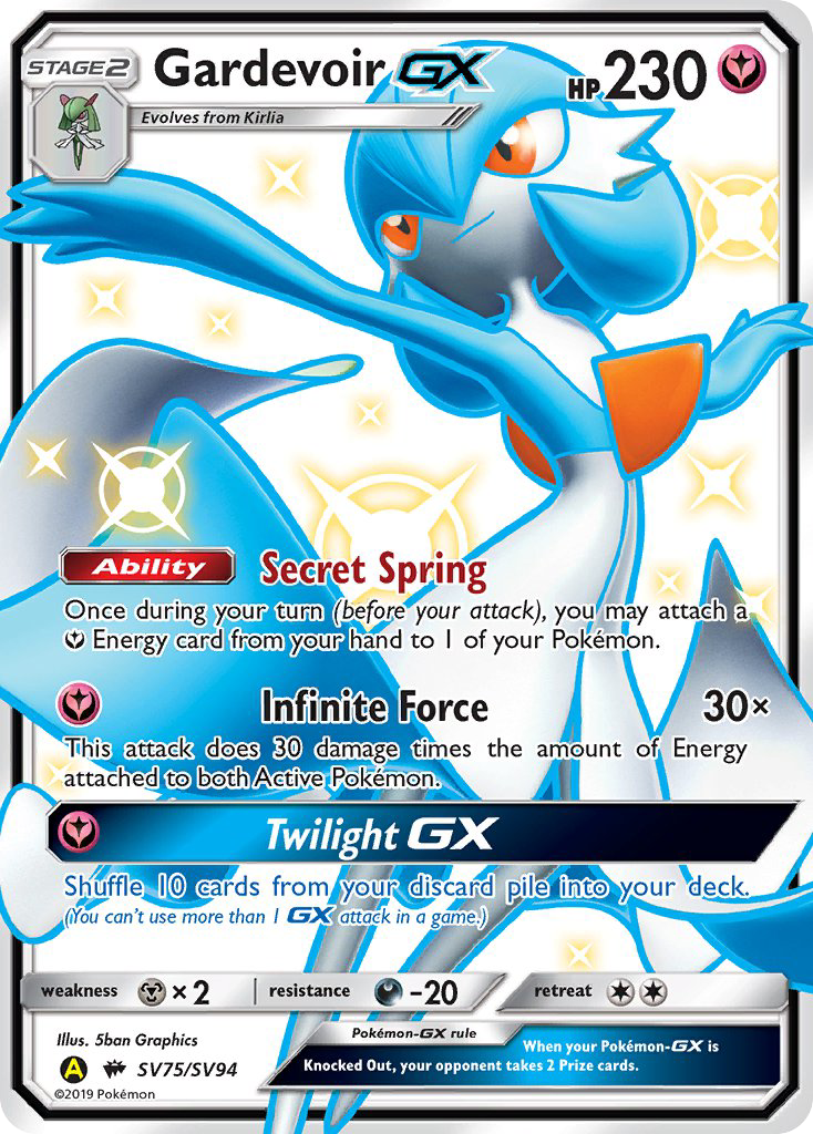 Gardevoir-GX - SV75 - Hidden Fates Shiny Vault