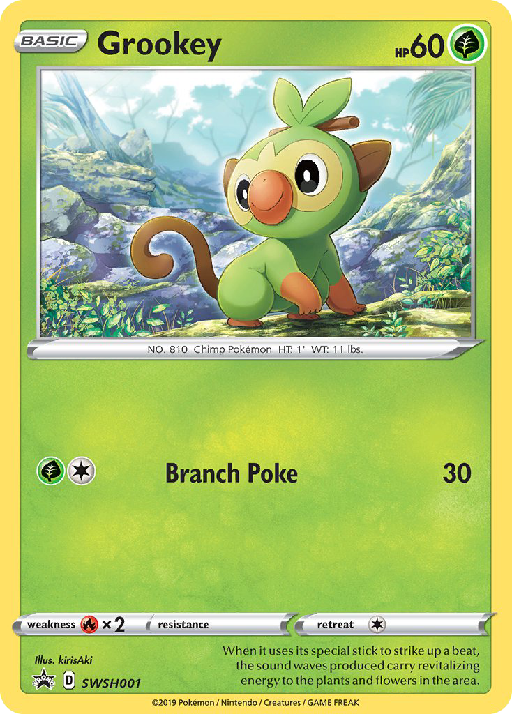 Grookey - SWSH001 - SWSH Black Star Promos