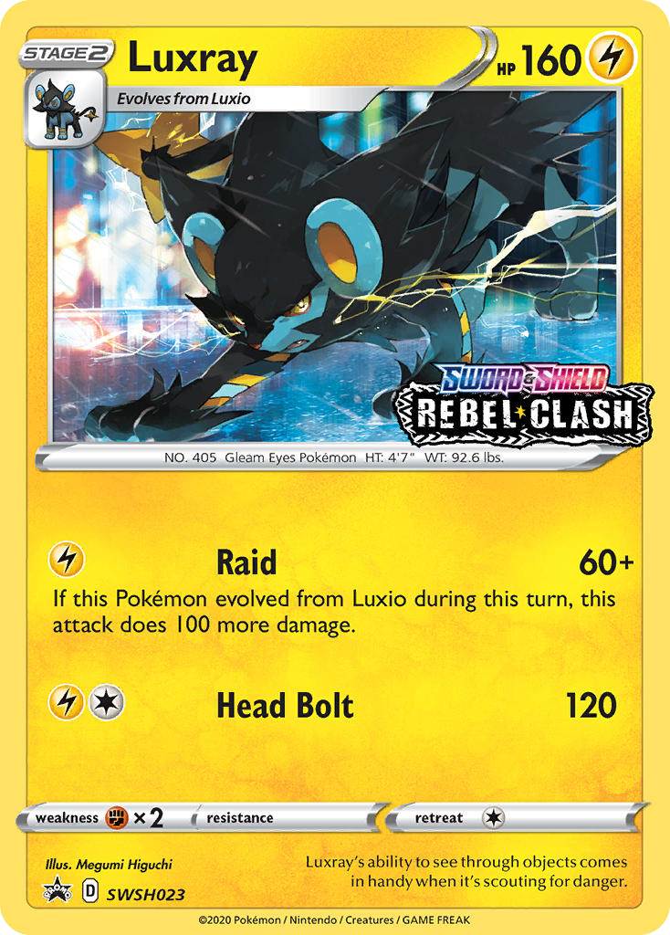 Luxray - SWSH023 - SWSH Black Star Promos