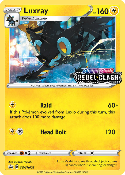 Luxray - SWSH023 - SWSH Black Star Promos