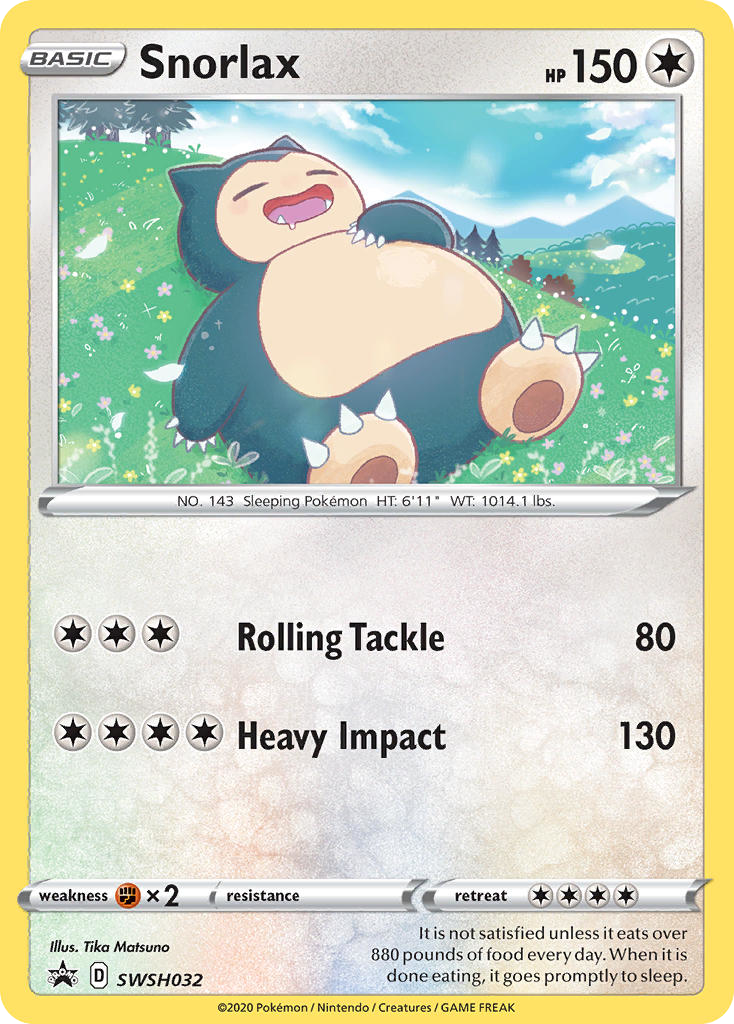 Snorlax - SWSH032 - SWSH Black Star Promos