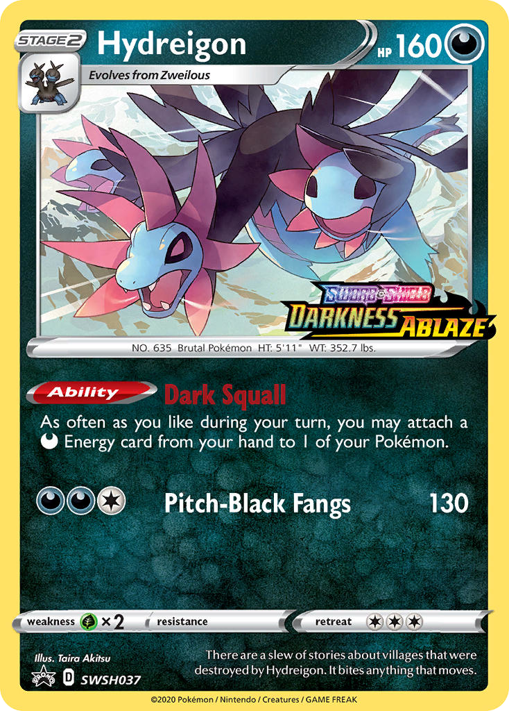 Hydreigon - SWSH037 - SWSH Black Star Promos