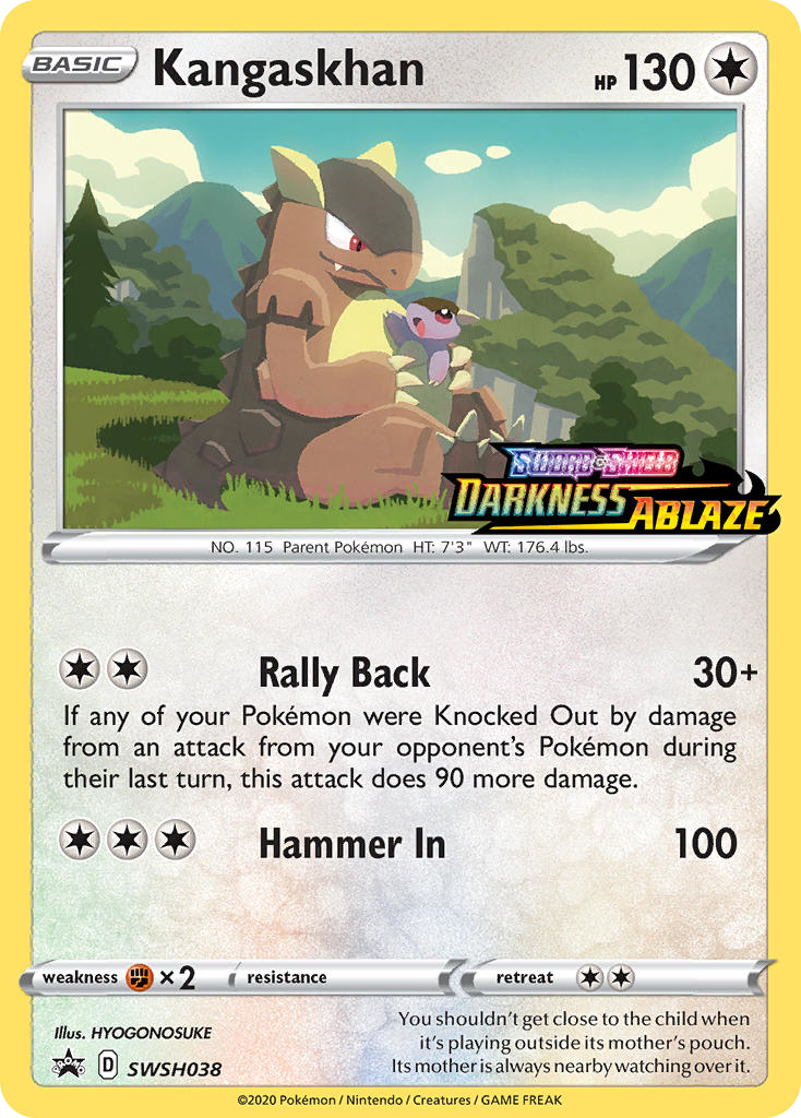 Kangaskhan - SWSH038 - SWSH Black Star Promos