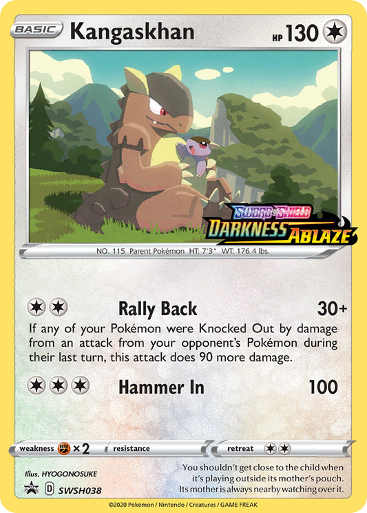 Kangaskhan - SWSH038 - SWSH Black Star Promos