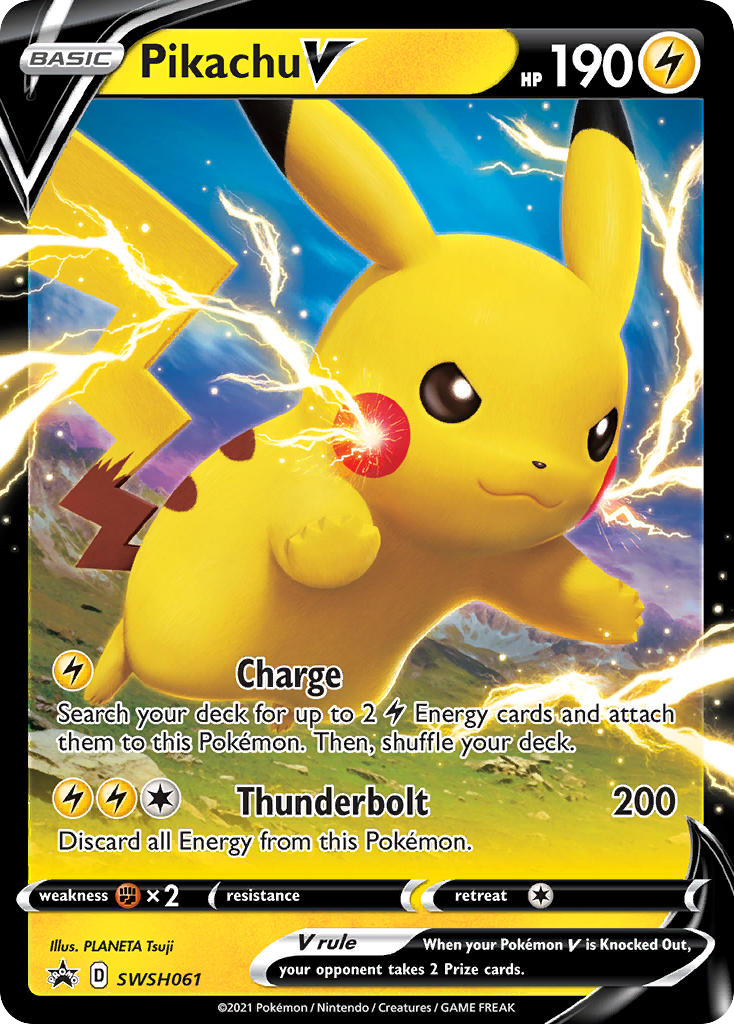 Pikachu V - SWSH061 - SWSH Black Star Promos