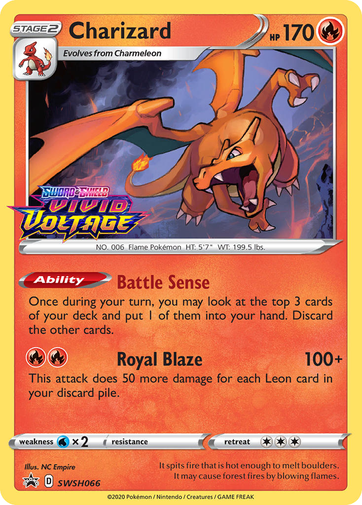 Charizard - SWSH066 - SWSH Black Star Promos