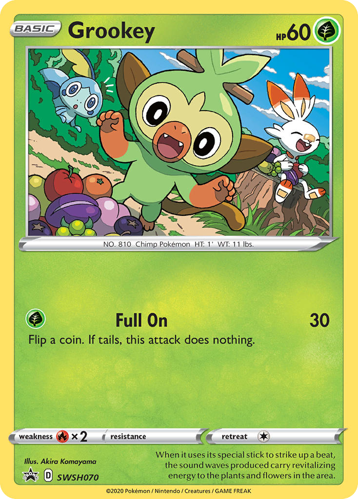 Grookey - SWSH070 - SWSH Black Star Promos