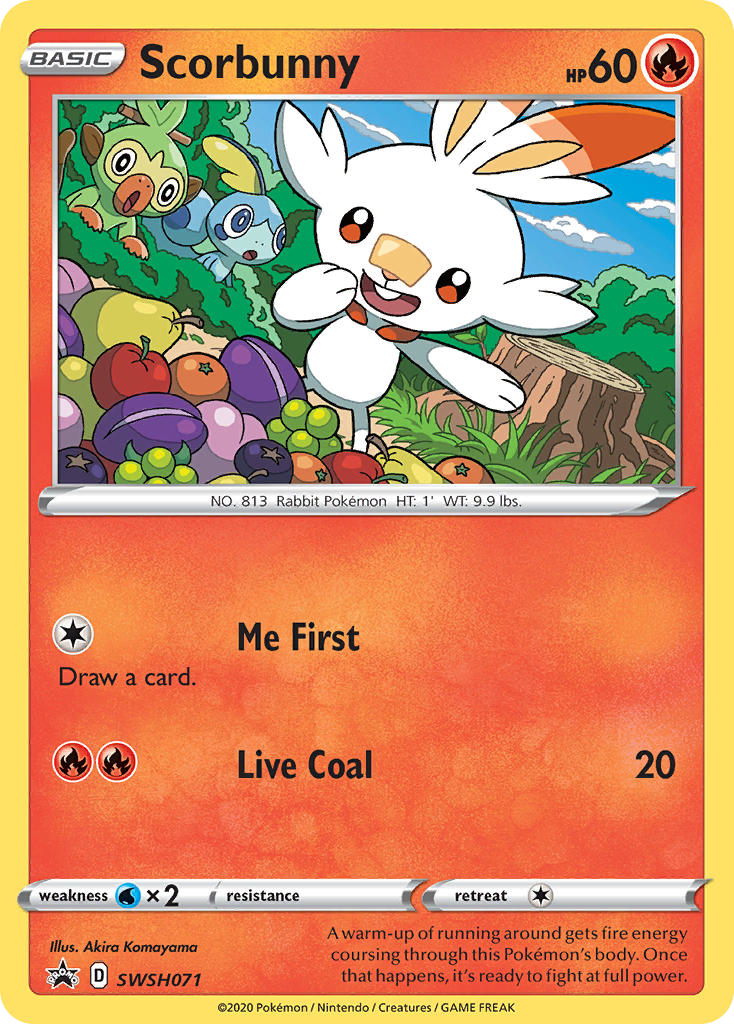 Scorbunny - SWSH071 - SWSH Black Star Promos