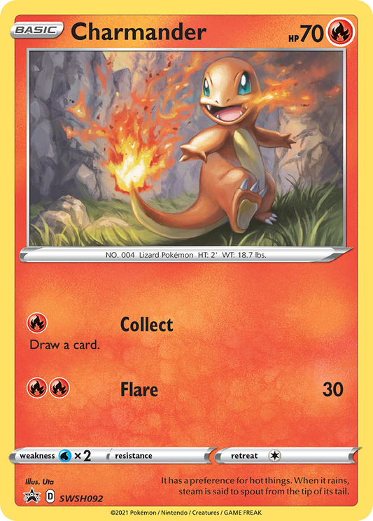 Charmander - SWSH092 - SWSH Black Star Promos