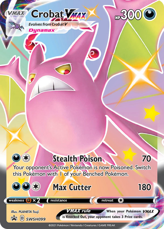 Crobat VMAX - SWSH099 - SWSH Black Star Promos