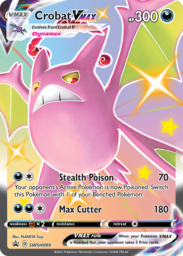 Crobat VMAX - SWSH099 - SWSH Black Star Promos