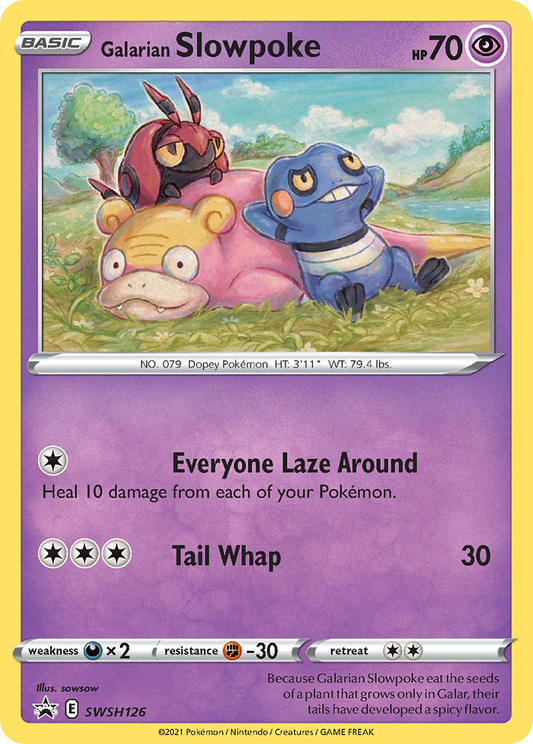 Galarian Slowpoke - SWSH126 - SWSH Black Star Promos