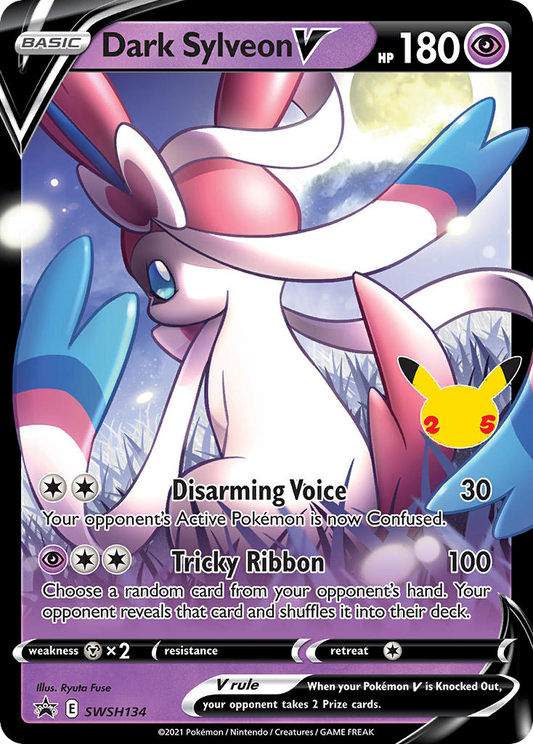 Dark Sylveon V - SWSH134 - SWSH Black Star Promos