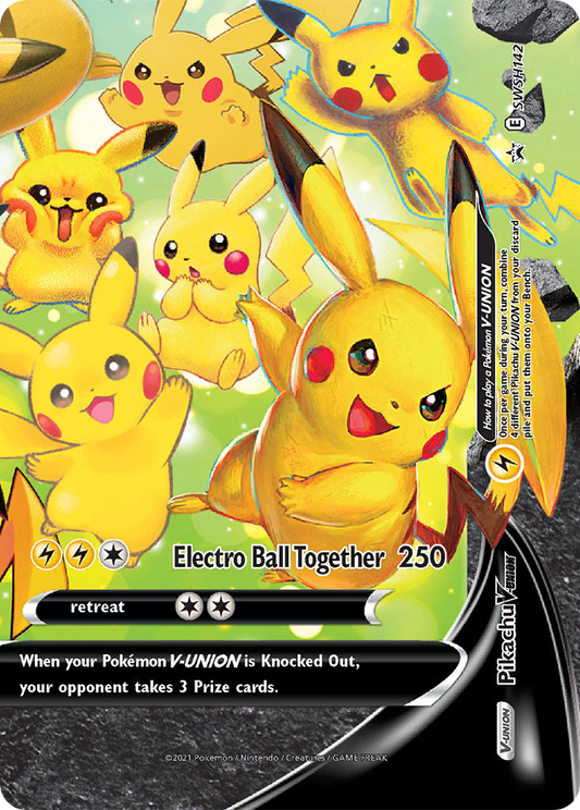 Pikachu V-UNION - SWSH142 - SWSH Black Star Promos