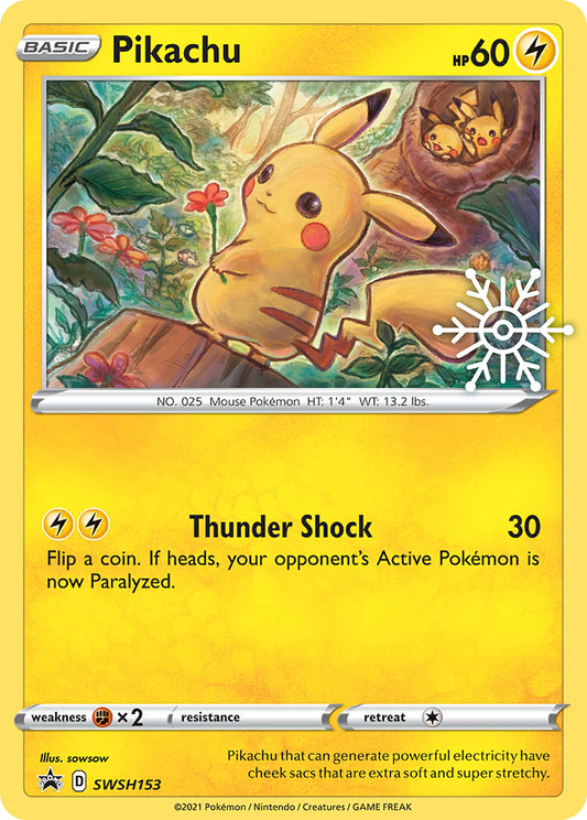 Pikachu - SWSH153 - SWSH Black Star Promos