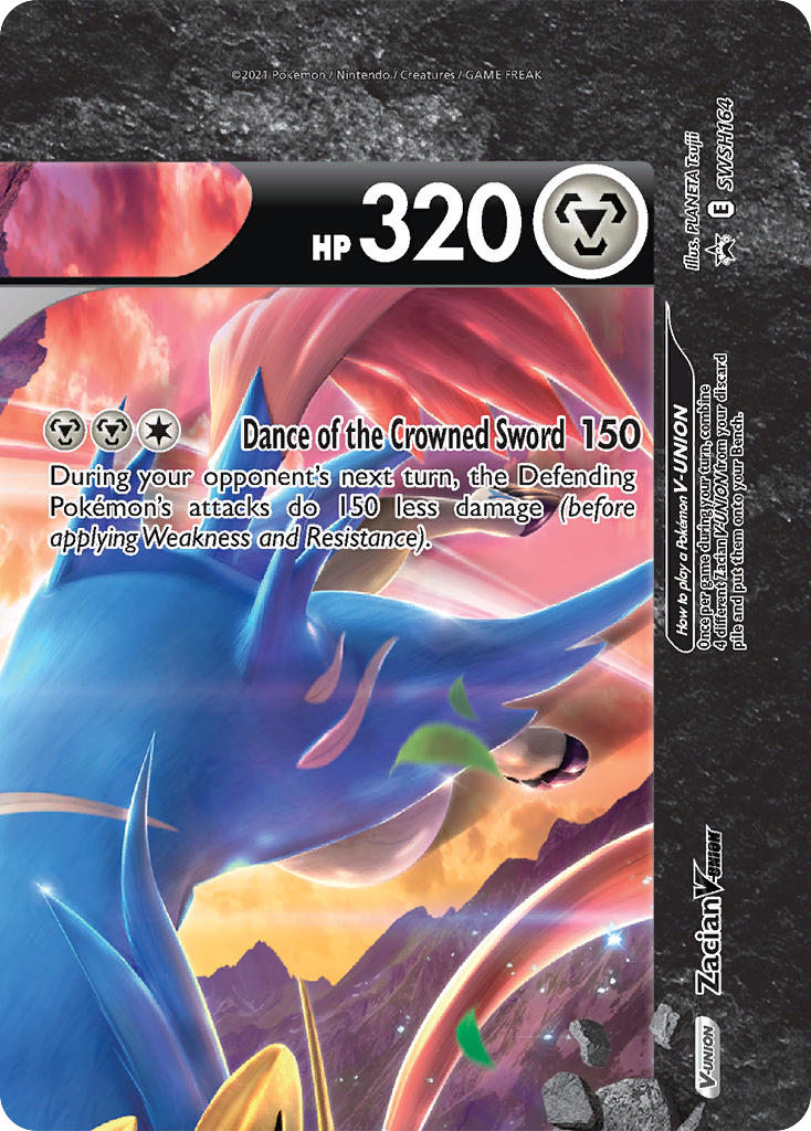 Zacian V-UNION - SWSH164 - SWSH Black Star Promos