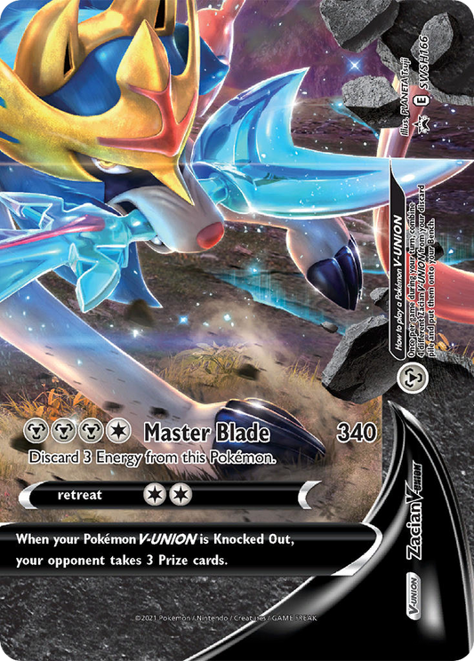 Zacian V-UNION - SWSH166 - SWSH Black Star Promos