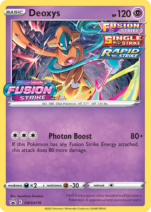 Deoxys - SWSH170 - SWSH Black Star Promos