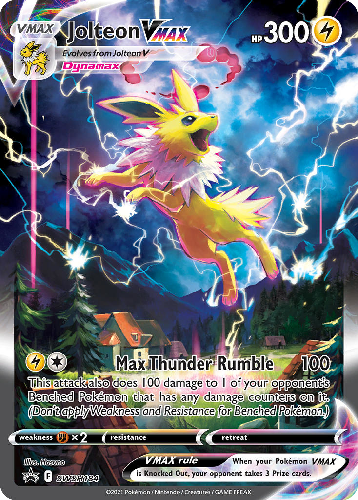 Jolteon VMAX - SWSH184 - SWSH Black Star Promos