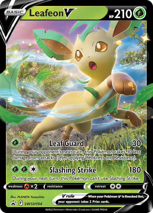 Leafeon V - SWSH194 - SWSH Black Star Promos