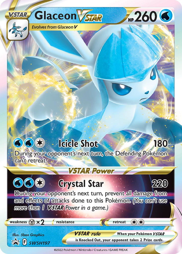 Glaceon VSTAR - SWSH197 - SWSH Black Star Promos