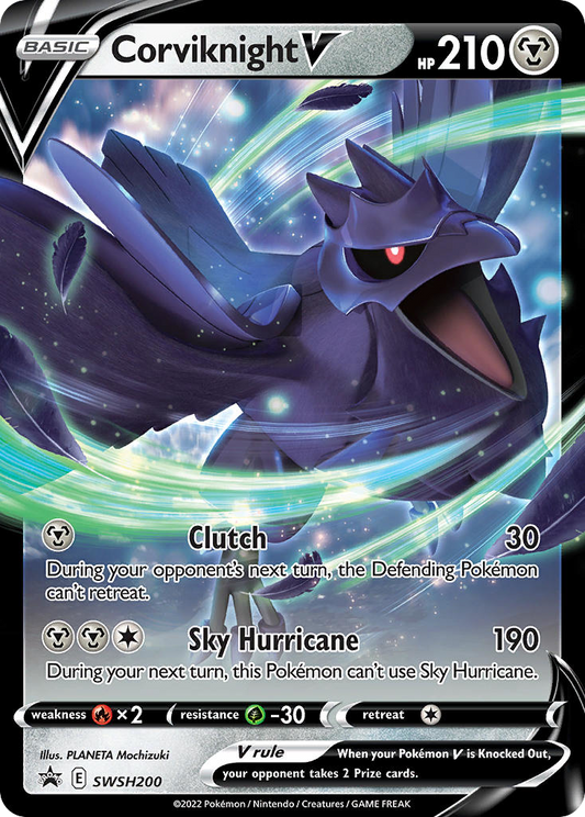 Corviknight V - SWSH200 - SWSH Black Star Promos