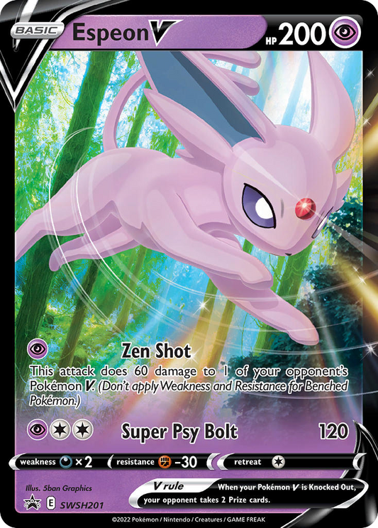 Espeon V - SWSH201 - SWSH Black Star Promos