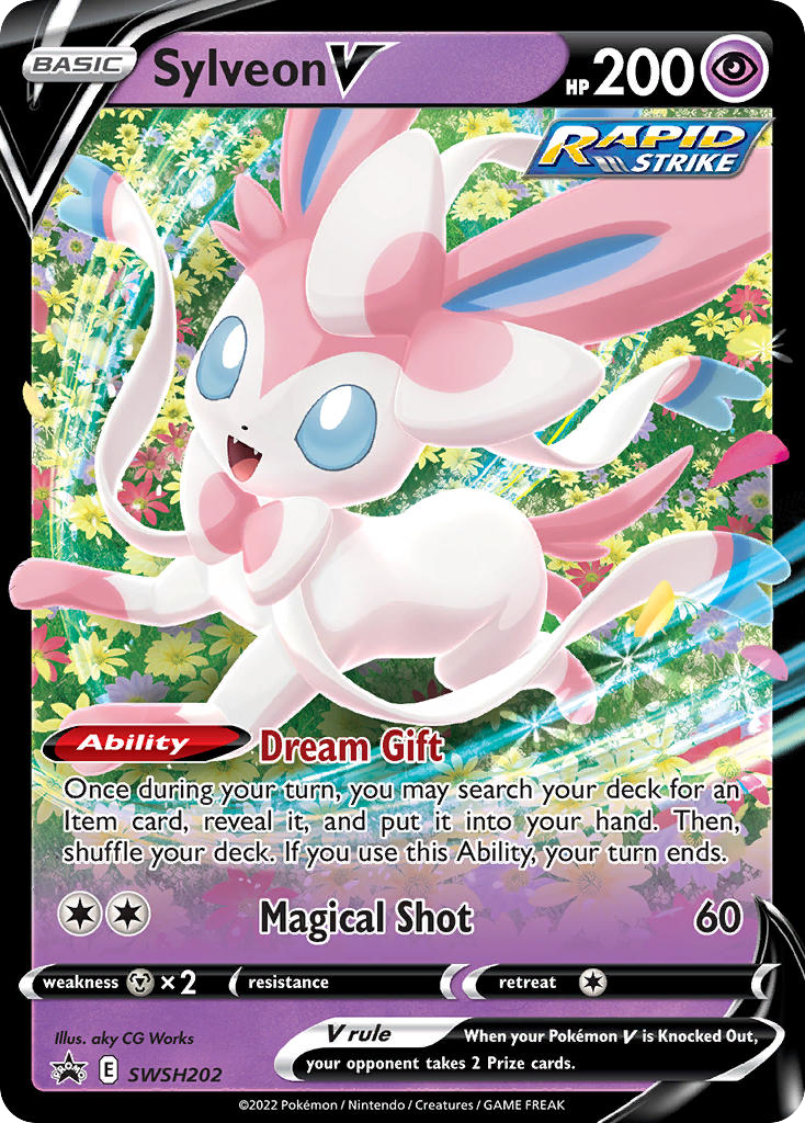 Sylveon V - SWSH202 - SWSH Black Star Promos