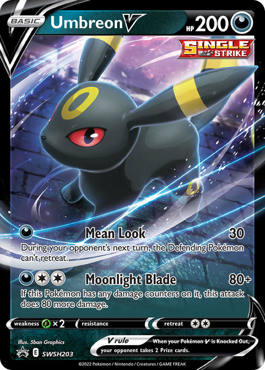 Umbreon V - SWSH203 - SWSH Black Star Promos