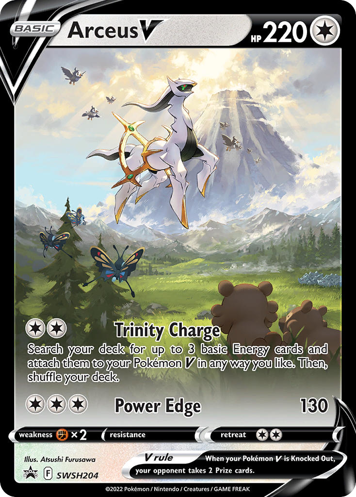 Arceus V - SWSH204 - SWSH Black Star Promos