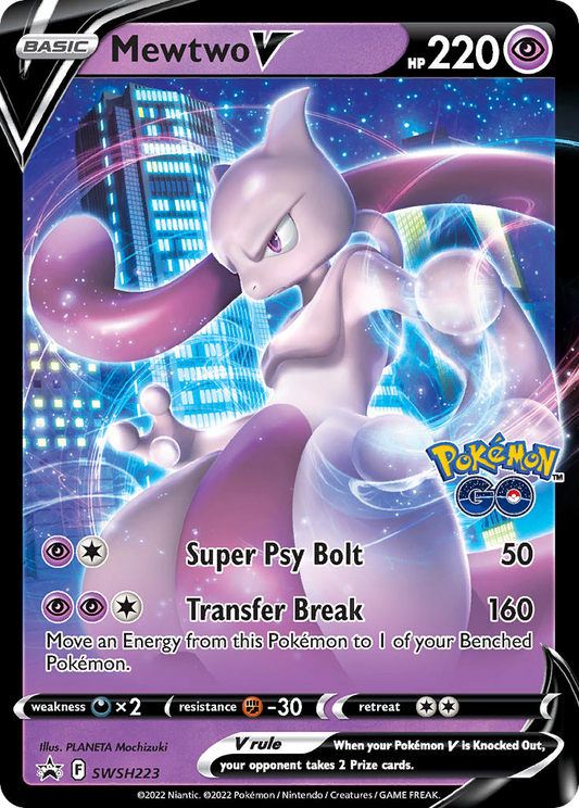 Mewtwo V - SWSH223 - SWSH Black Star Promos